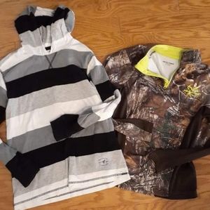 Lot of 2 long sleeve shirts boys size youth large